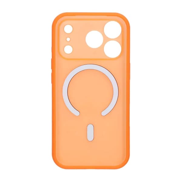 Slimmat MagSafe-skal med kameraskydd för iPhone 17 Pro - Orange