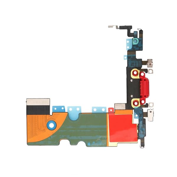 iPhone SE 2022 Charging Connector with Flex Cable - Red