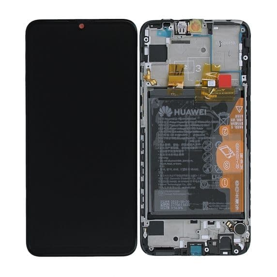 Huawei P Smart 2019 Skärm med LCD Display och Batteri Original Svart