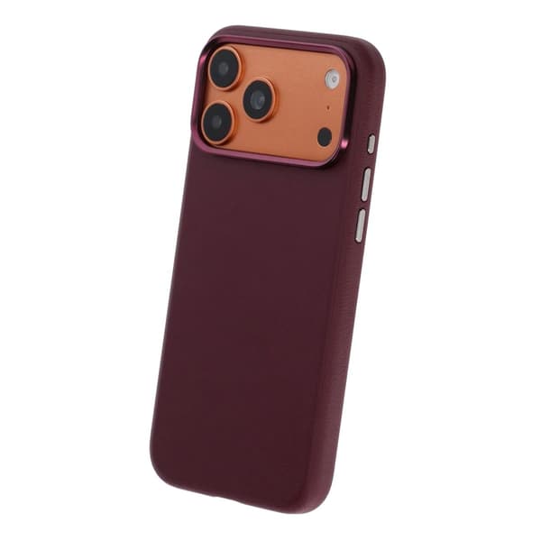 Vegan leather Magnetic Case For iPhone 17 Pro Max /18 Pro Max Purple