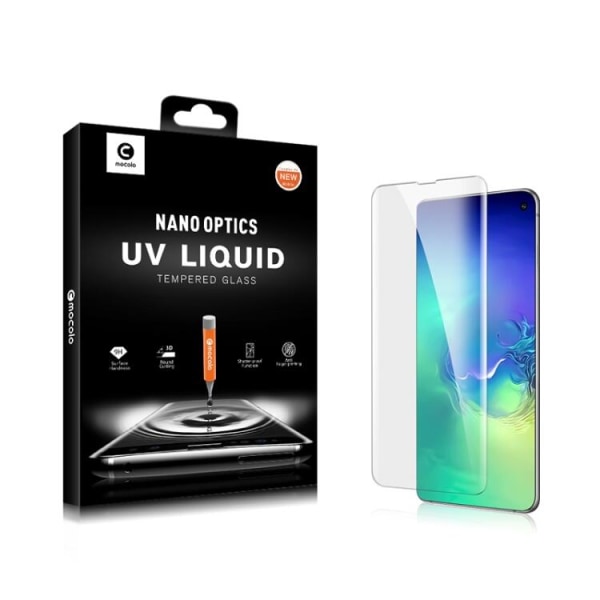 Samsung Galaxy S10 Plus MOCOLO UV Skärmskydd i 3D Härdat Glas