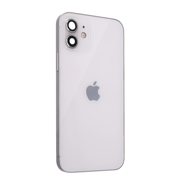 iPhone 12 Baksida med Komplett Ram - Vit