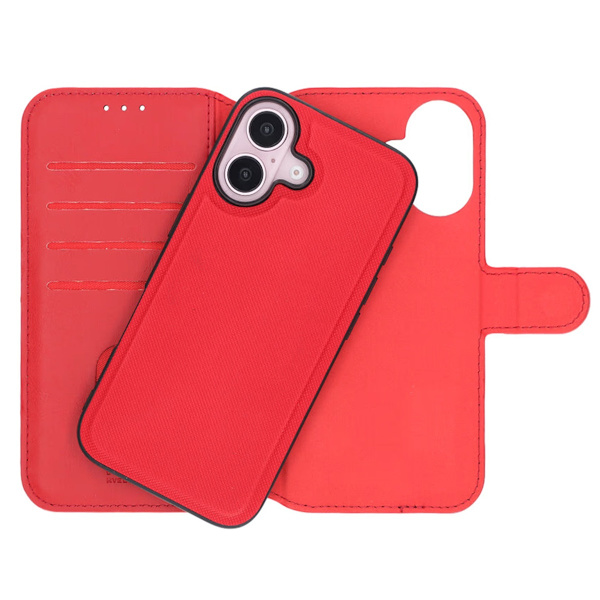 iPhone 16 Wallet Case Magnet Rvelon - Red