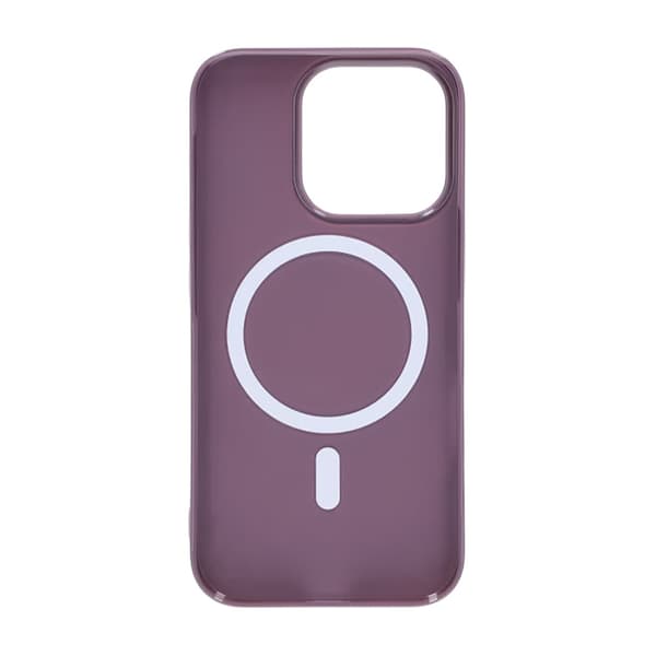 Glossy design Magnetic Case For iPhone 16 Pro Purplek