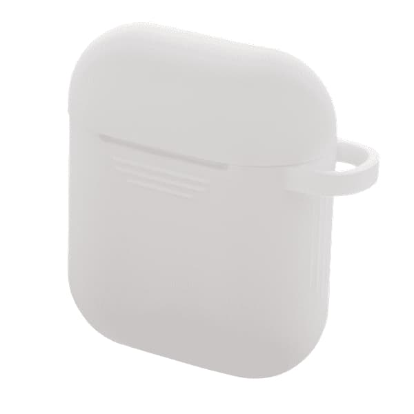 Deltaco Silikonfodral för Apple AirPods - Vit Svart