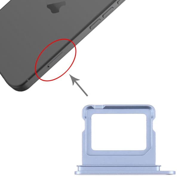 Simkortshållare för iPhone 17 - Blå