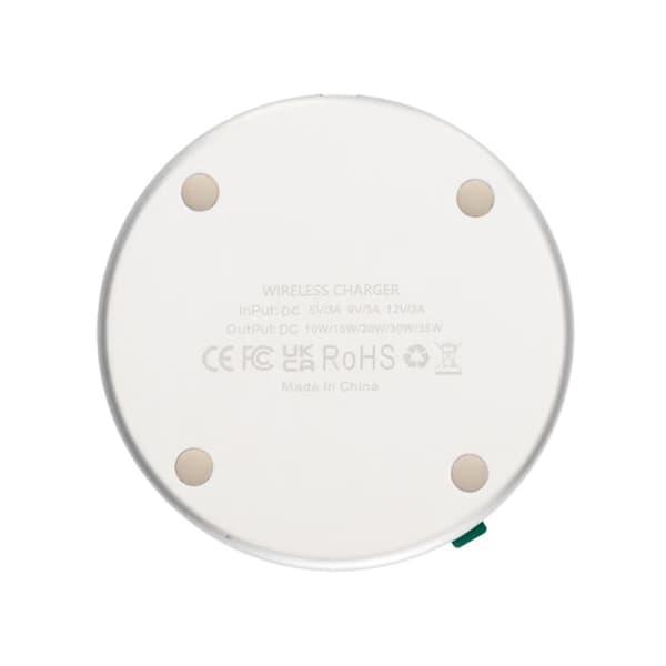 Wireless Charger 15W Aluminum - White