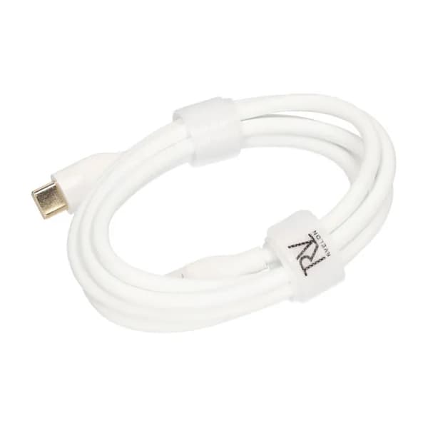 USB C to USB C Silicone Cable 240W Rvelon - 1m White