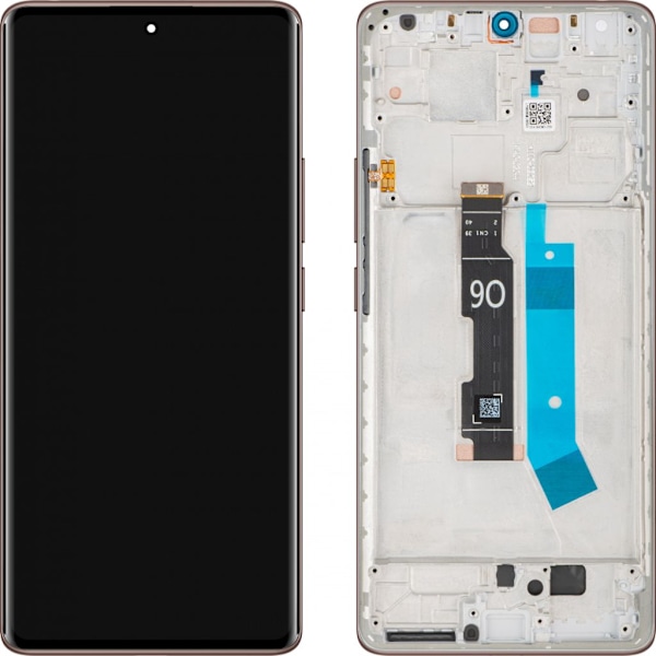 Xiaomi Redmi Note 14 Pro Front Cover Display Module - Golden