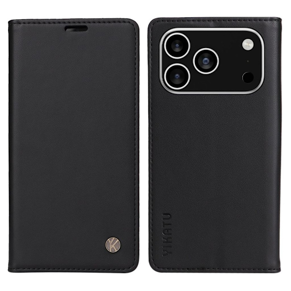 YIKATU iPhone 17 Pro Wallet cover - Black