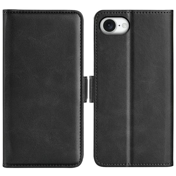 iPhone 17e/16e Wallet Cover - Black