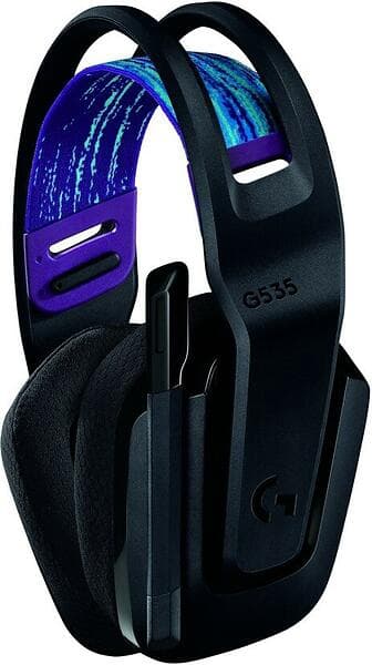 Logitech G535 Lightspeed Wireless Headset - Svart - Original Svart