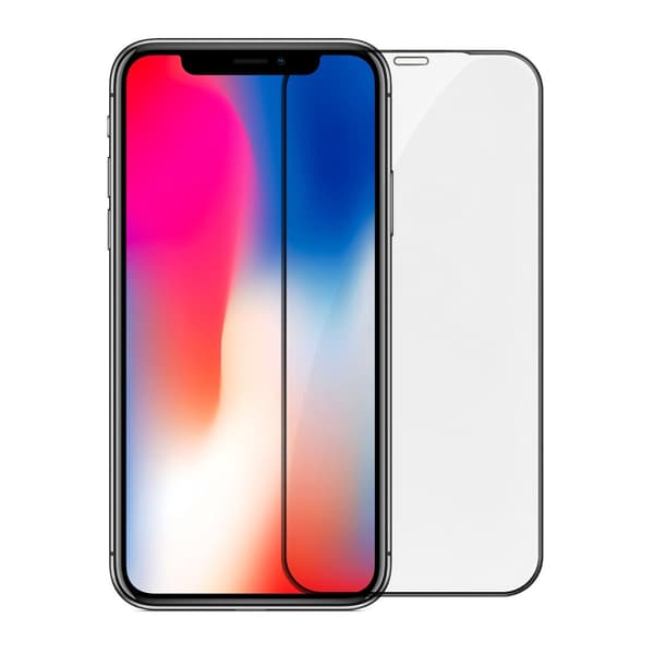 Screen Protector iPhone X/XS/11 Pro - 2.5D High Aluminum Tempered Glass RV- Bulk with frame -20 pcs