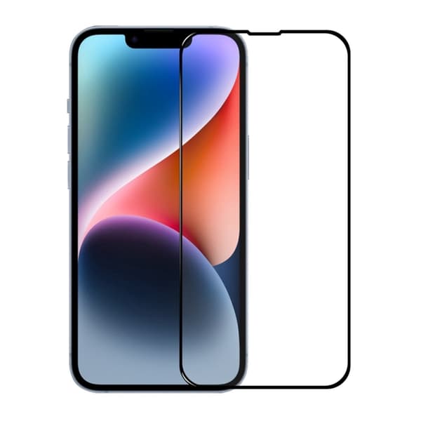 Screen Protector iPhone 13 Pro Max/14 Plus - 2.5D High Aluminum Tempered Glass RV- Bulk with frame -20 pcs