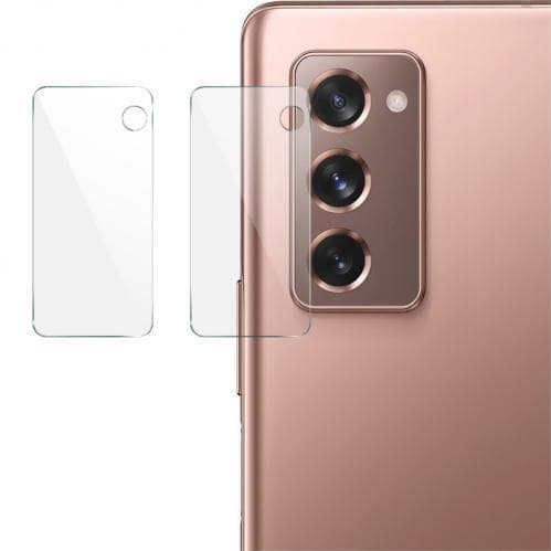 IMAK Kameralinsskydd för Samsung Galaxy Z Fold2 5G, 2-pack Svart