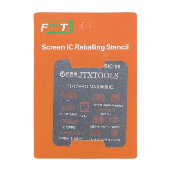 Screen IC Reballing Stencil for iP 11-17 Pro Max