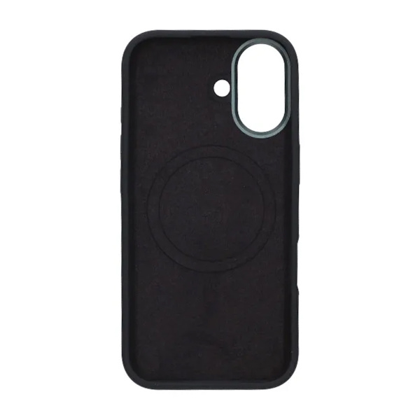 Metal Eagle Eye Liquid Magnetic Silicone Case iPhone 17 Black