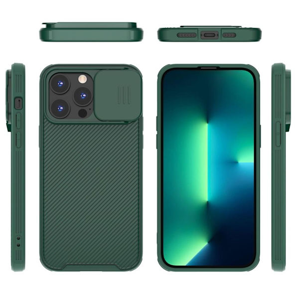 iPhone 14 Pro MagSafe Case with Slide Camera Protector - Green
