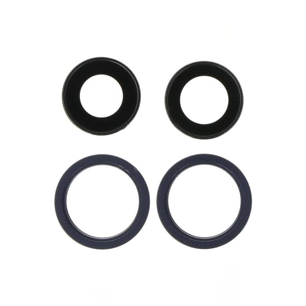 iPhone 13 Mini and 13 Camera Lens with Frame - Black