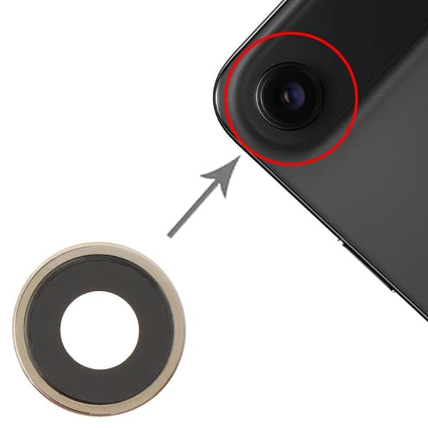 Camera Lenses with Frame for iPhone Air - Gold