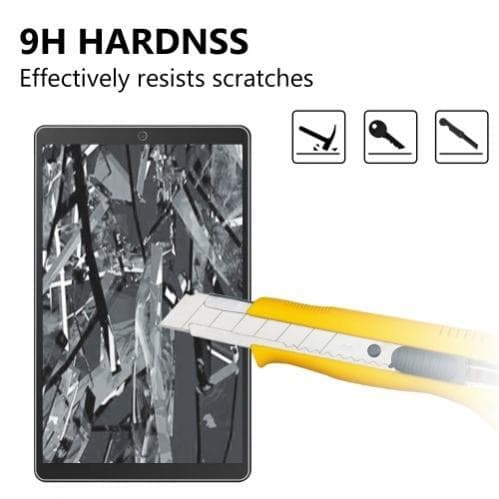 Arc Edge 9H Skärmskydd i Härdat Glas för Samsung Galaxy Tab A 10.1 2019 Svart