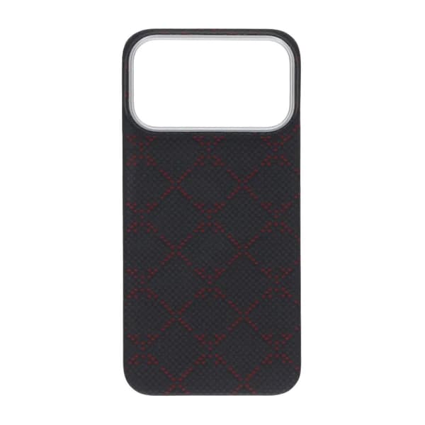 Kevlar Woven Magnetic Case - iPhone 17 Pro Max Black Check