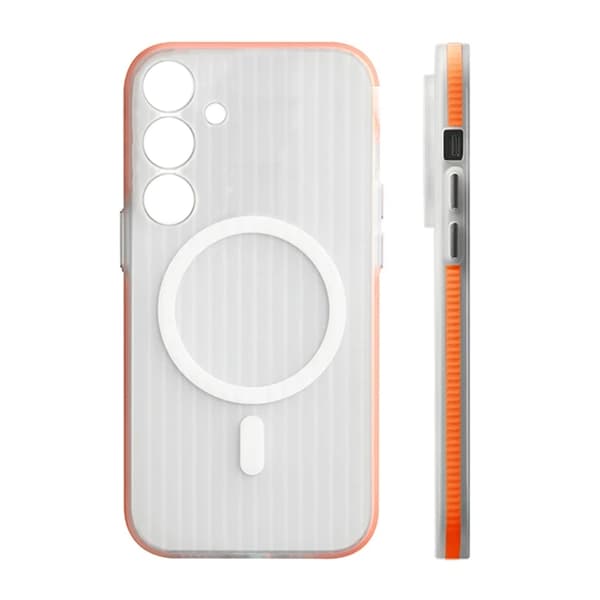Samsung S24 Plus Mobile Case Corrugated Anti-Slip - Orange