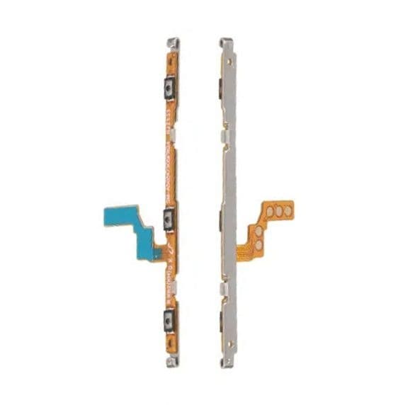 Samsung Galaxy A50s Volymknappar Med Ström Flexkabel - Original Svart