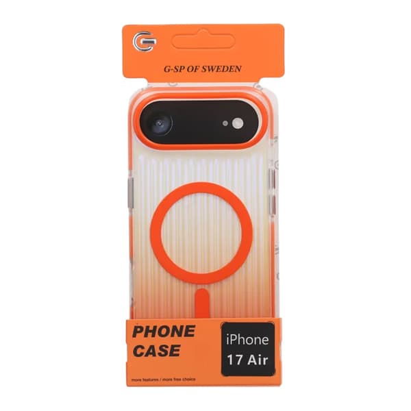 Mobile Case Corrugated MagSafe for iPhone Air - Orange