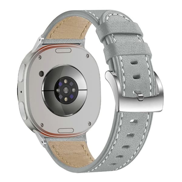 Samsung Galaxy Watch8 44mm etc. Watch strap in Leather  - Grey