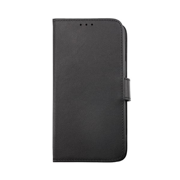 iPhone 14 Pro Max Plånboksfodral Läder Rvelon - Svart