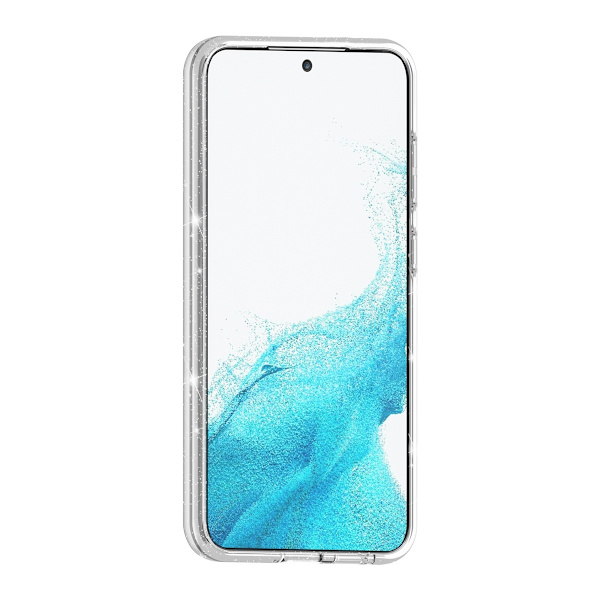 Samsung Galaxy S24 Plus Mobile Case Glitter Magsafe - Transparent