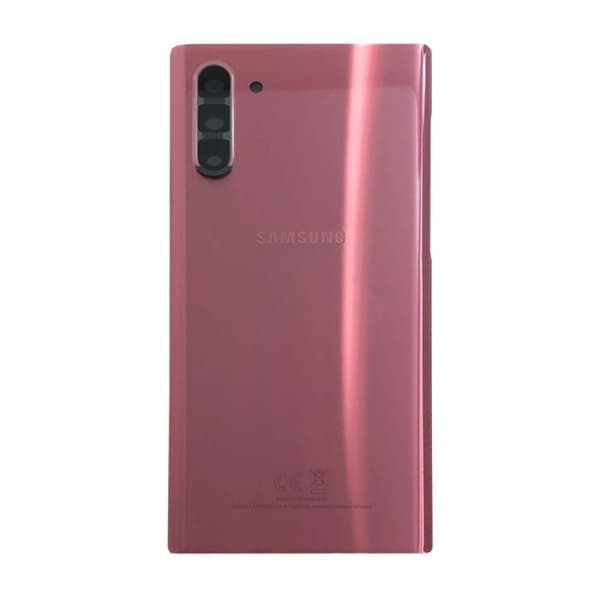 Samsung Galaxy Note 10 Baksida med tejp Original - Olika Färger Aura Red