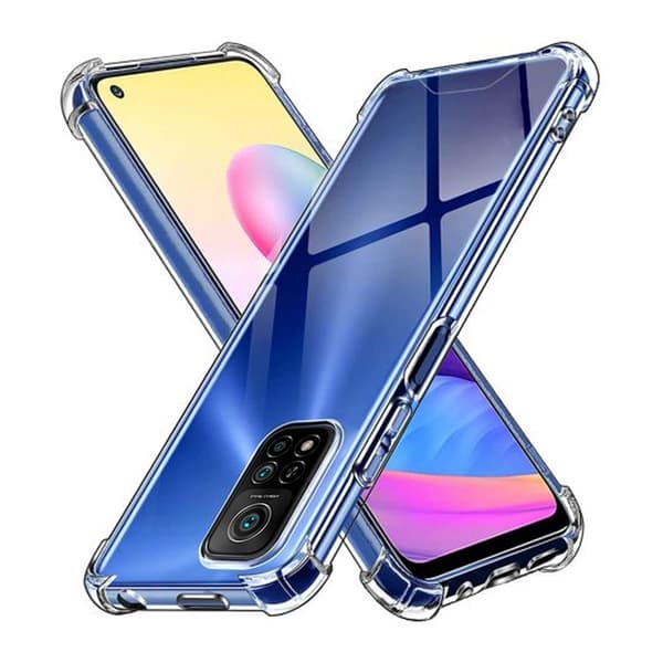 Xiaomi Mi 10T Stöttåligt Mobilskal - Transparent