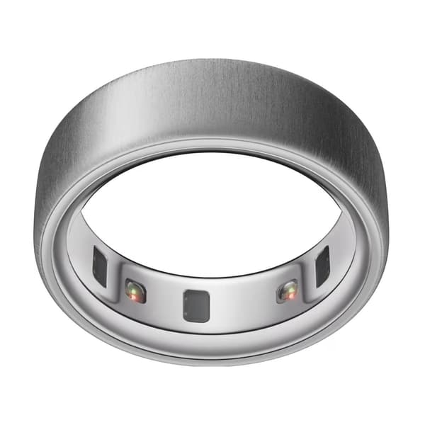 Oura Ring 4 Smart Ring Borstat Silver Storlek 8 - Nyskick