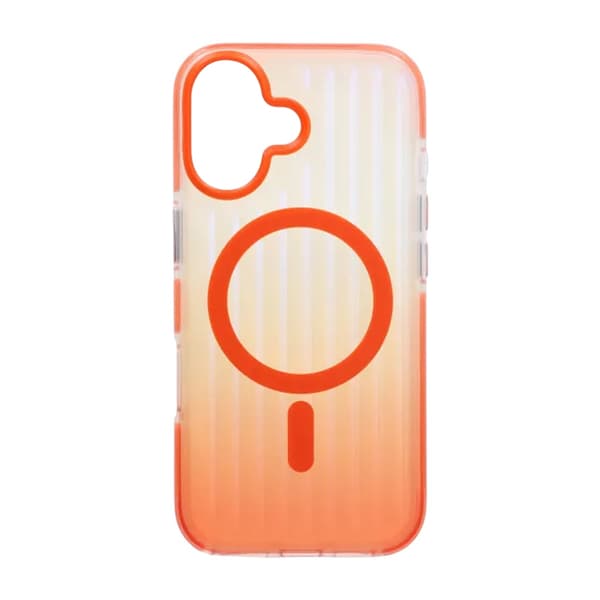Mobile Case Corrugated MagSafe for iPhone 17 - Orange