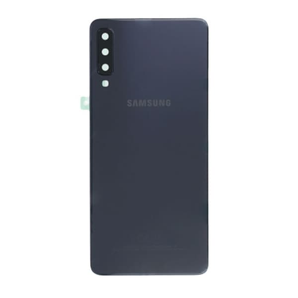 Samsung Galaxy A7 2018 Baksida med tejp Svart