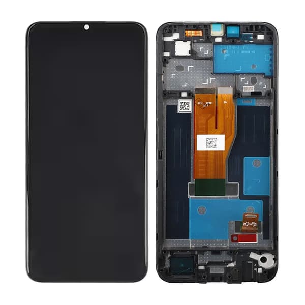 Realme C30 Skärm med LCD Display & Ram Original - Svart