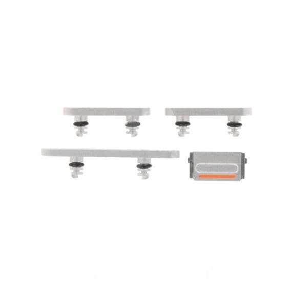 Original iPhone 13/13 Mini Sidoknappar - Vit Svart