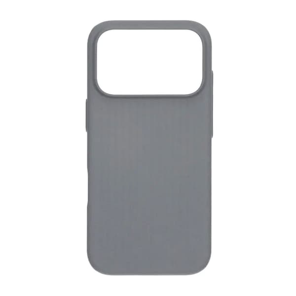 Corrugated Rock Sand Magnetic Case - iPhone 17 Pro Max Gray