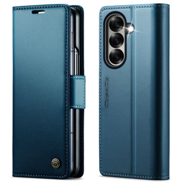 CASEME Samsung Galaxy Z Fold8 Ultra Wallet Cover RFID Blocking - Blue