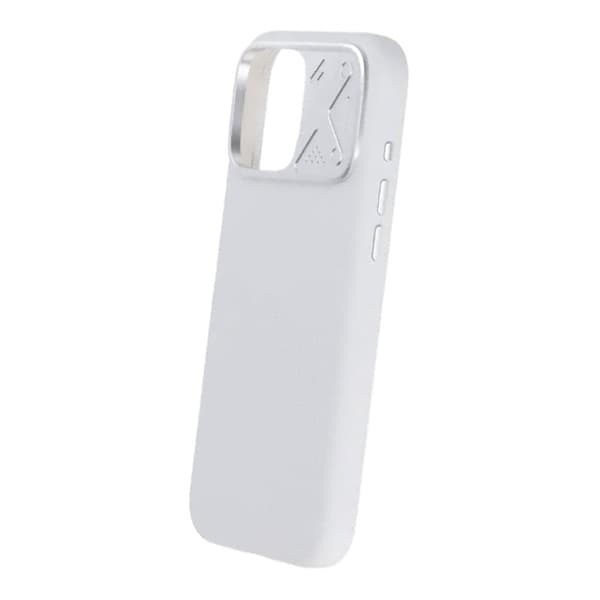 Silikonskal MagSafe med Kameraskydd till iPhone 16 Pro Max - Vit