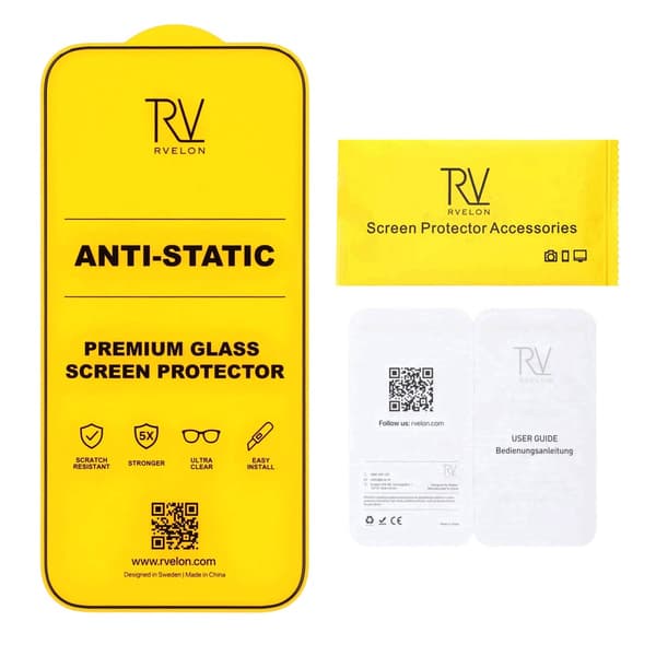 Rvelon Skärmskydd för iPhone Air - 3D Härdat Glas