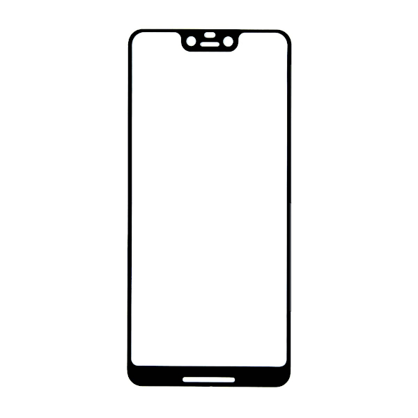 Skärmskydd Google Pixel 3 XL - Härdat Glas Svart (miljö)
