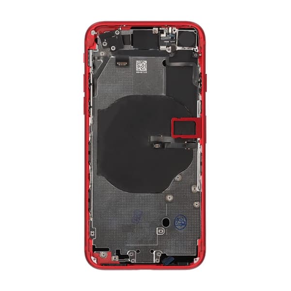 iPhone SE 2020 Back Cover with Complete Frame OEM - Red