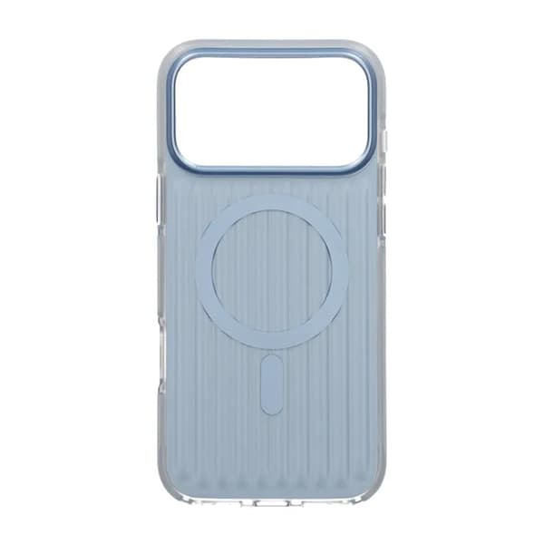 Corrugated Magsafe Mobile Case for iPhone 17 Pro Max - Blue