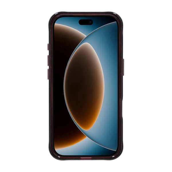 Magic Crystal Airbag Shockproof Magnetic Case with 360° Rotating Stand For iPhone 17 Pro/18 Pro Dark Purple