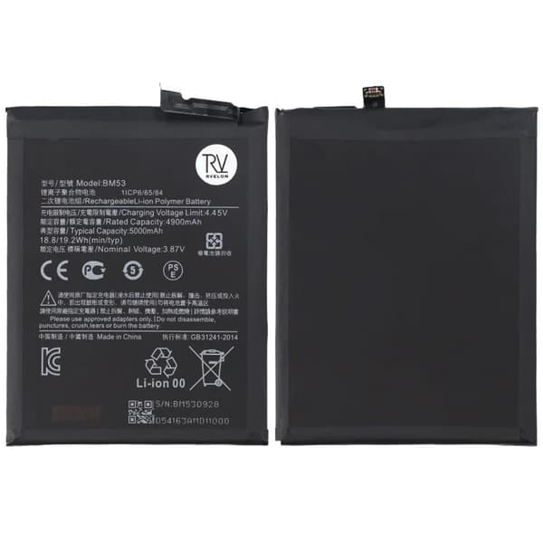 Xiaomi Mi 10T and 10T Pro Battery BM53 5000mAh