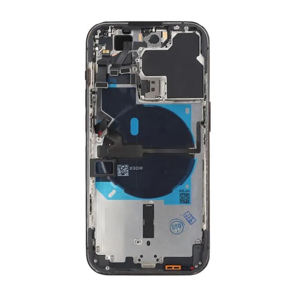 iPhone 14 Pro Back Cover Complete OEM Black With Small Parts