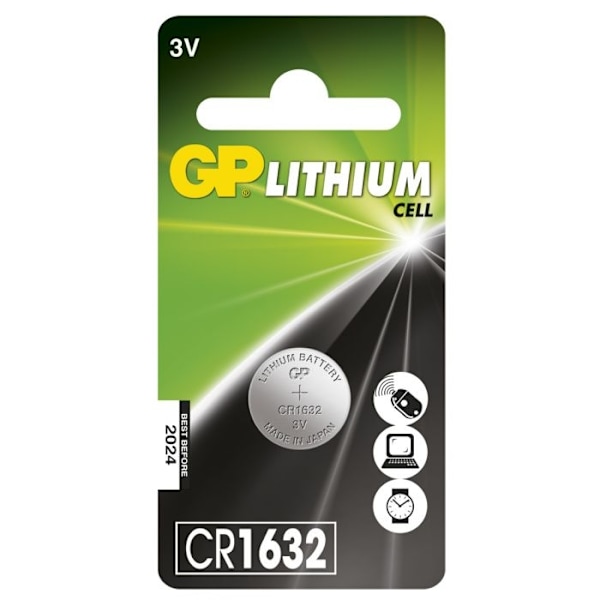 GP CR 1632-C1 button cell battery - 1 Pack